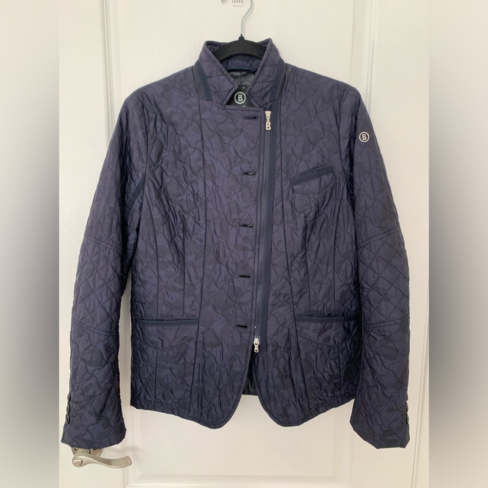 Bogner navy blue/purple camouflage style women’s jacket